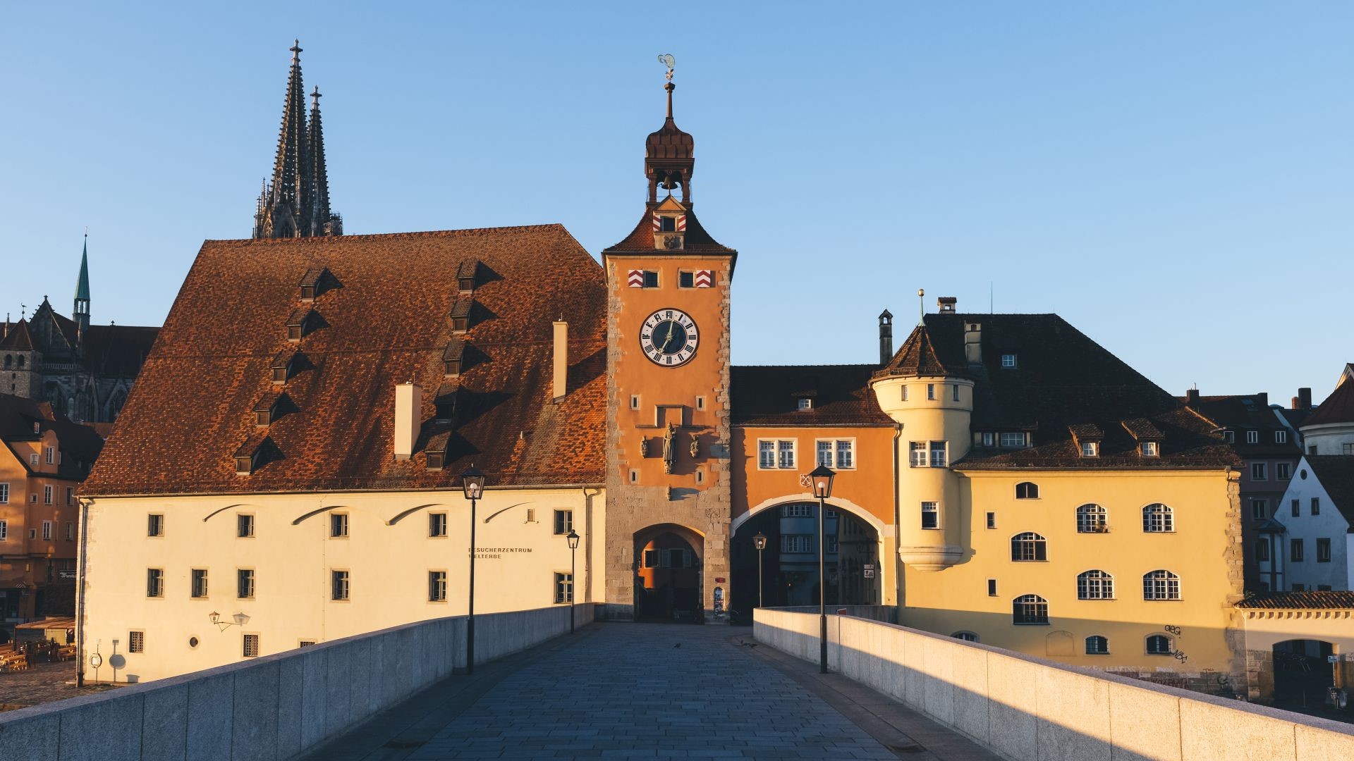 UNESCO-Welterbestadt Regensburg mit Steinerner Brücke