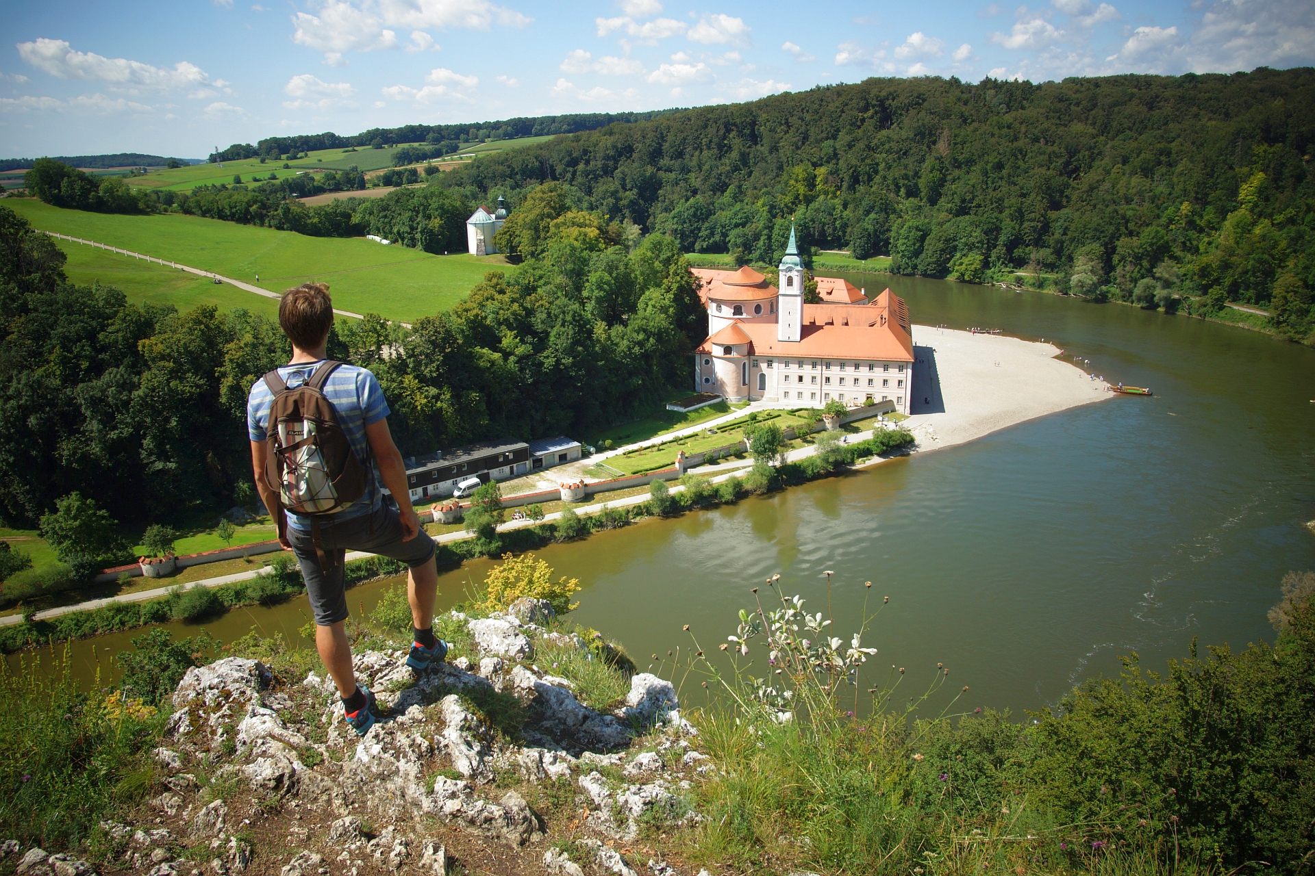 Wanderung auf der Donauroute zum Kloster Weltenburg